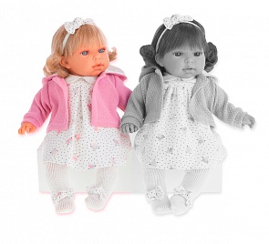 Интерактивная кукла Лорена в розовом, озвученная, 37 см (Antonio Juans Munecas, 1559P)